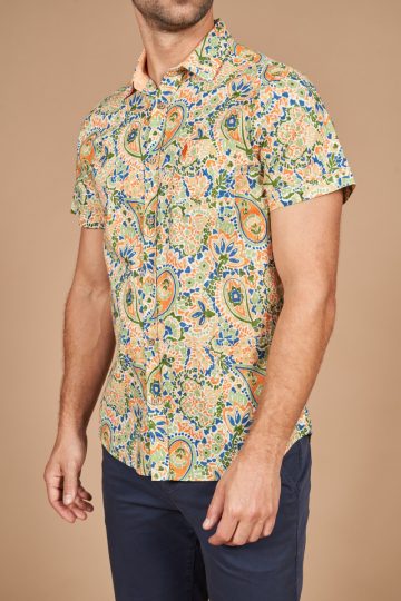 Summery printed short sleeves shirt