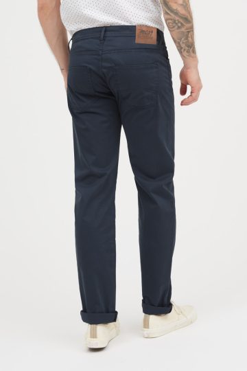 Plain 5-pocket  stretch thin pants