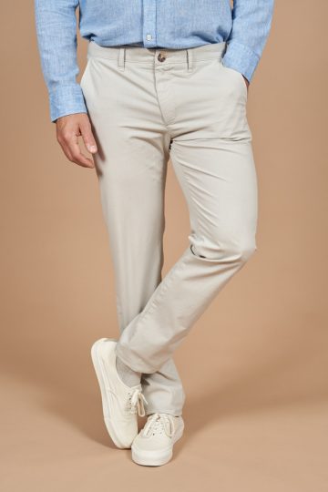 Pantalon chino slim armuré carreaux