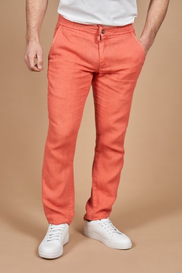 Pantalon chino en lin