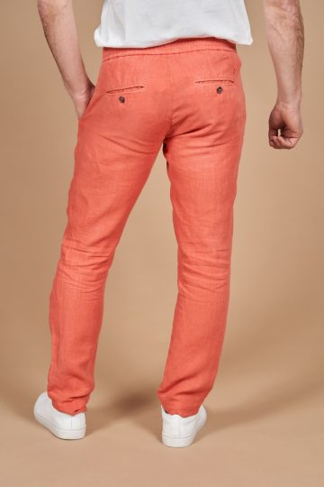 Pantalon chino en lin