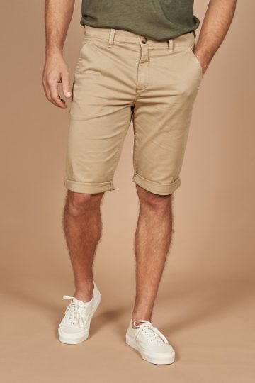 Plain chino Bermuda shorts