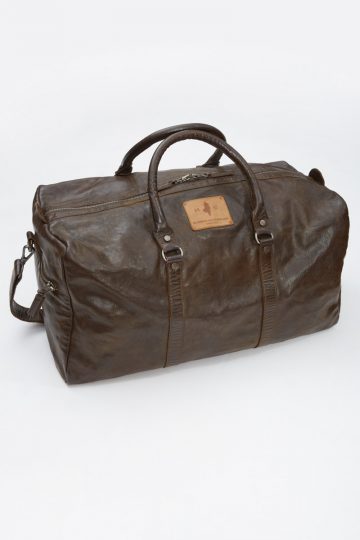 Sac weekend cuir vintage