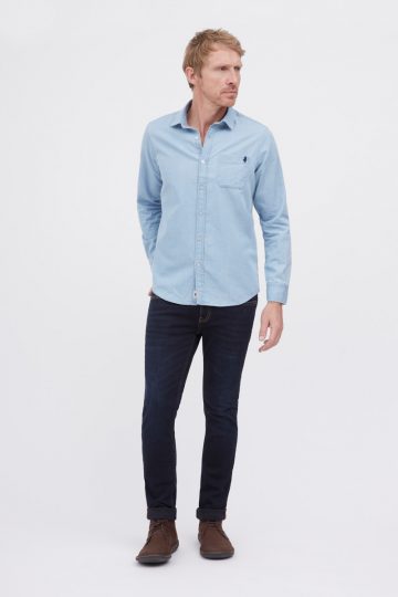 Chemise en denim léger