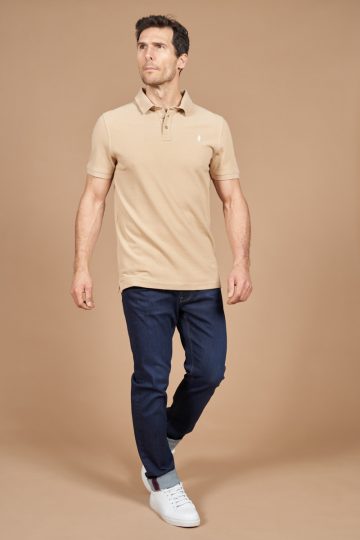 Polo pique short sleeves: