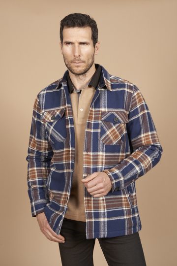 Big check overshirt