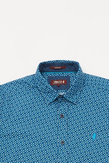 Printed shirt with mosaic pattern