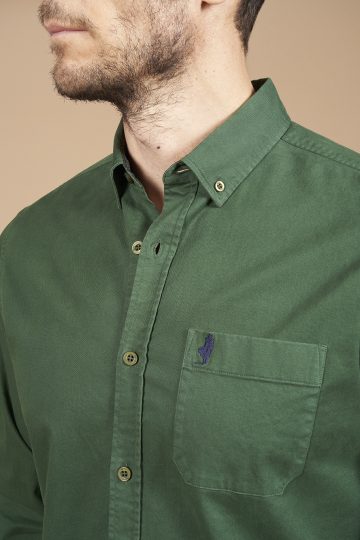 Cotton gabardine shirt