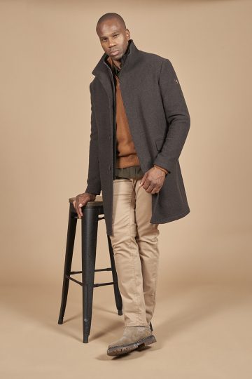 Manteau 3/4 lainage