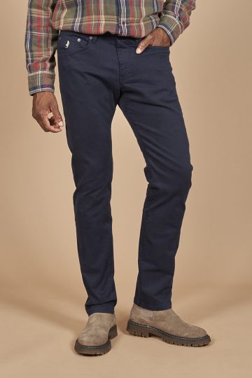 5-pocket plain gabardine pants regular