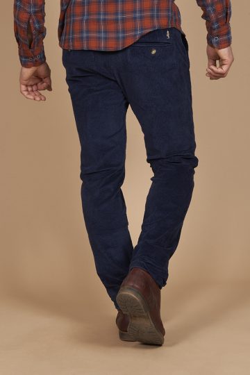 Pantalon chino en velours côtelé