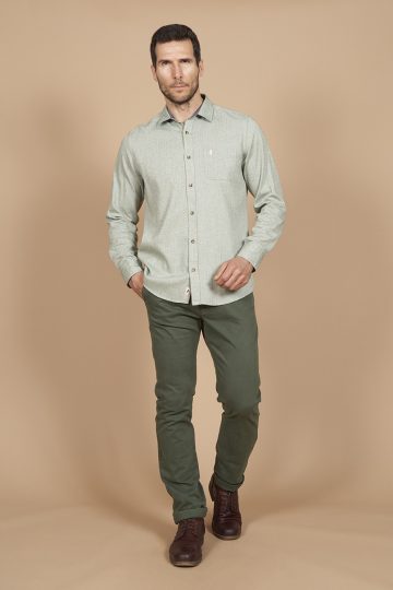 Pantalon chino micro print