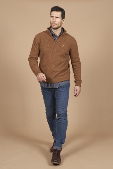 Melange wool sweater 1/2