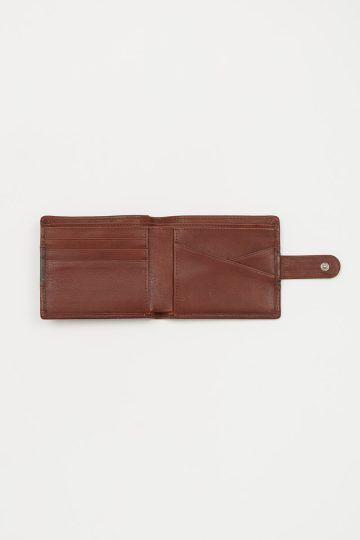 Bi-color leather wallet